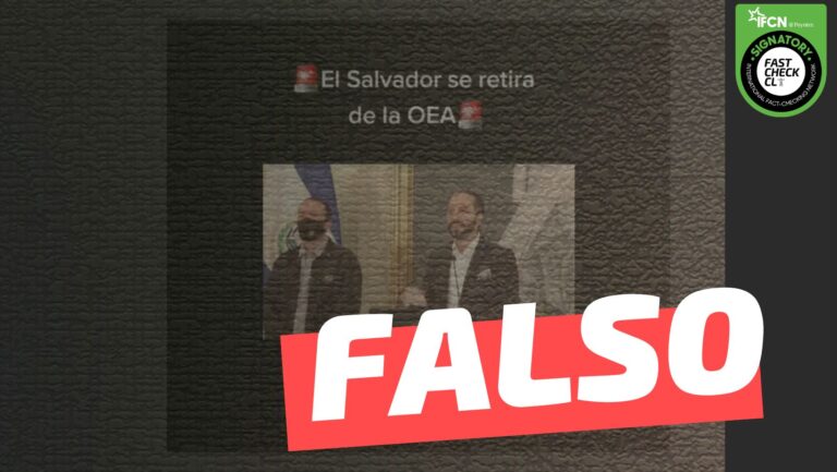 Lee más sobre el artículo (Video) “El Salvador se retira de la OEA”: #Falso