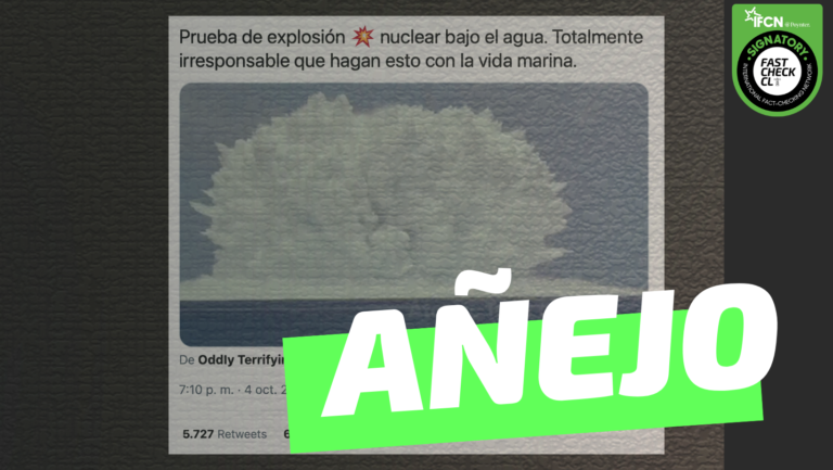 Lee más sobre el artículo (Video) “Prueba de explosión nuclear bajo el agua”: #Añejo