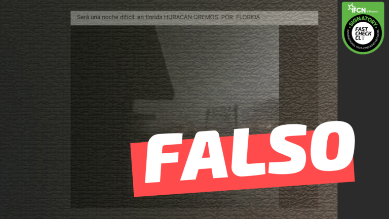 Lee más sobre el artículo Video que muestra el paso del huracán Ian en Florida: #Falso