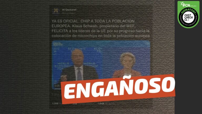 Lee más sobre el artículo (Video) “Klaus Schwab, propietario del WEF, felicita a los líderes de la UE por su progreso hacia la colocación de microchips en toda la población europea”: #Engañoso