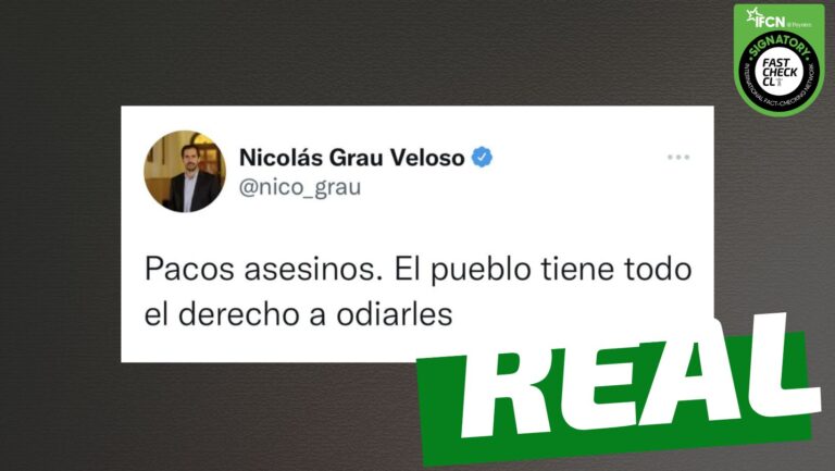 Lee más sobre el artículo Nicolás Grau, ministro de Economía: “Pacos asesinos. El pueblo tiene todo el derecho a odiarles”: #Real