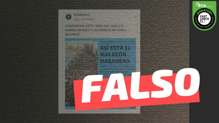 Lee más sobre el artículo (Imagen) “Día histórico para Cuba. Así está el Malecón habanero”: #Falso