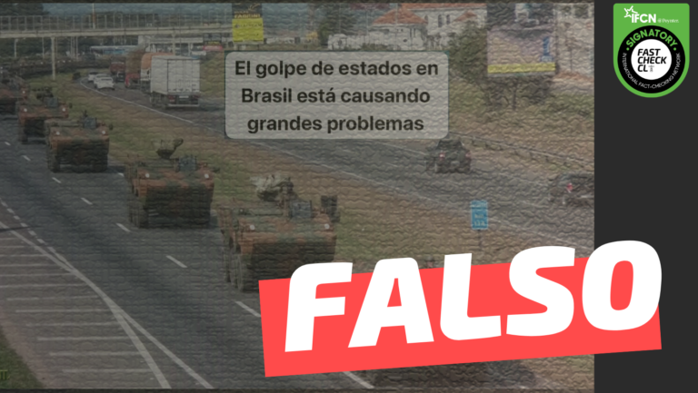 Lee más sobre el artículo (Video) “El golpe de Estado en Brasil está causando grandes problemas”: #Falso