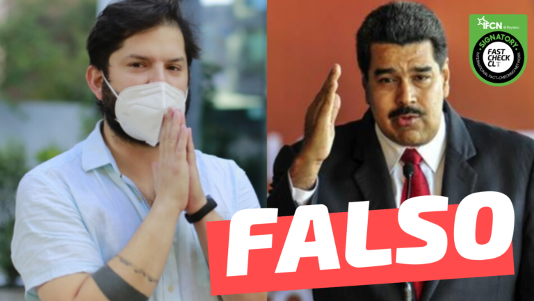 Lee más sobre el artículo “Boric regala a Maduro 1600 millones de dólares”: #Falso