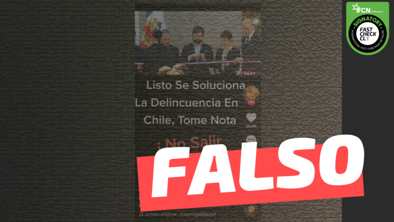 Lee más sobre el artículo (Video) “Boric da la solución a la delincuencia: Reforzar las casas, no salir a ciertas horas y quedarse encerrado en la casa”: #Falso