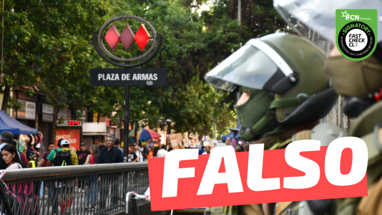 Lee más sobre el artículo (Video) “Así con el ‘avanzado’ de Gabriel Boric. Le quedó filete Santiago Centro”: #Falso