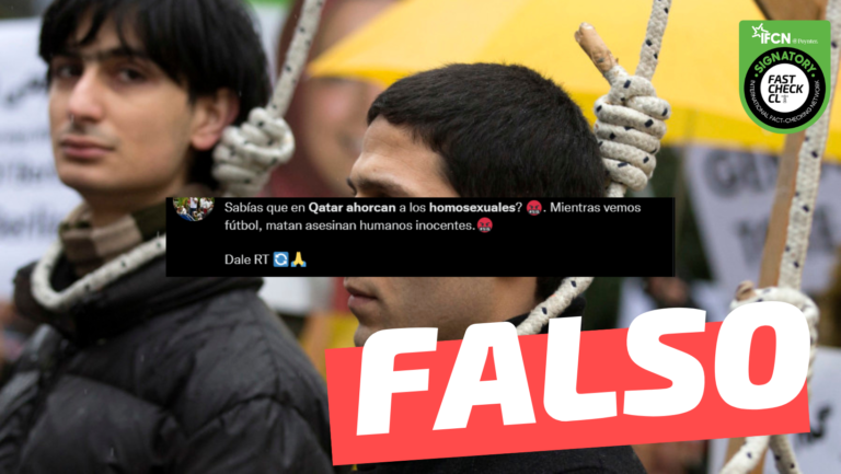 Lee más sobre el artículo (Imagen) “En Qatar, después de ver un partido, puedes ver gratis como ahorcan a los homosexuales”: #Falso