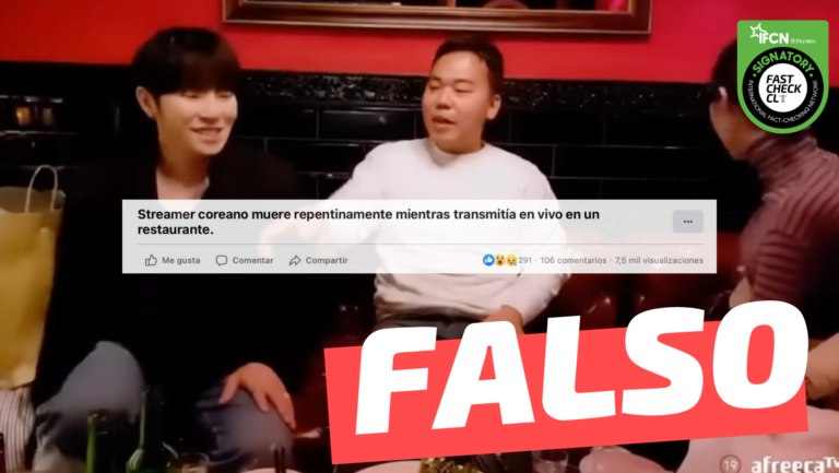 Lee más sobre el artículo “Transmisor en vivo coreano ‘muere repentinamente’ en cámara”: #Falso