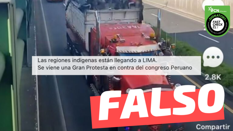 Lee más sobre el artículo (Video) “Las regiones están llegando a Lima, se viene una gran protesta en contra del Congreso”: #Falso