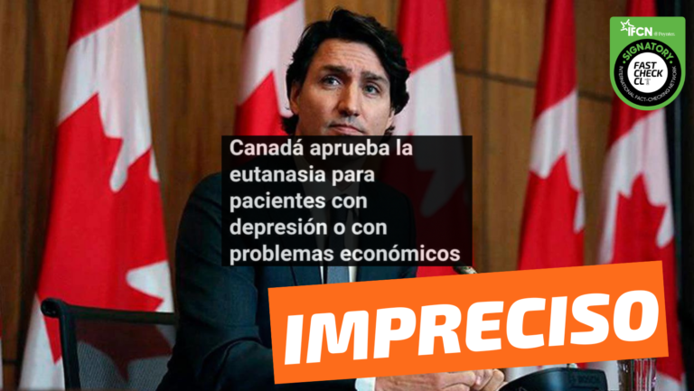 Lee más sobre el artículo “Canadá aprueba la eutanasia para pacientes con depresión o con problemas económicos”: #Impreciso