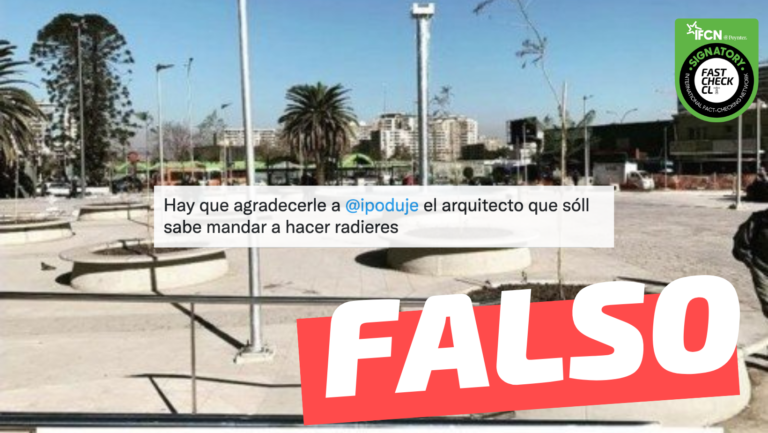 Lee más sobre el artículo Iván Poduje participó en la creación de la Plaza Egaña: #Falso
