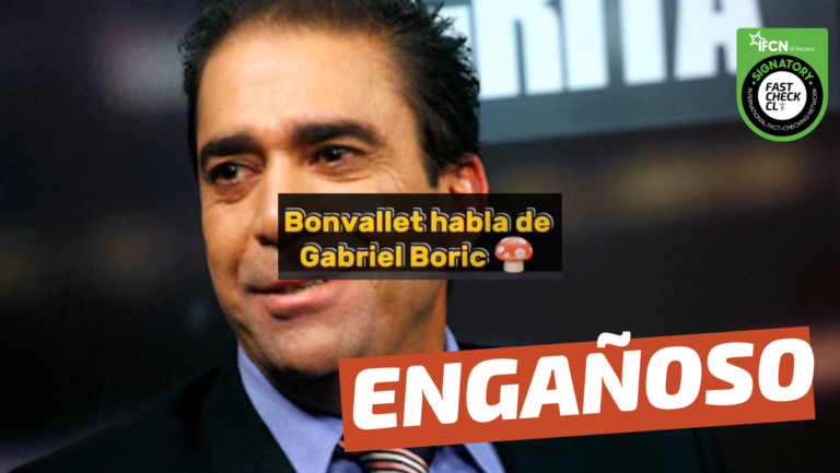 Lee más sobre el artículo (Video) “Bonvallet habla de Gabriel Boric”: #Engañoso