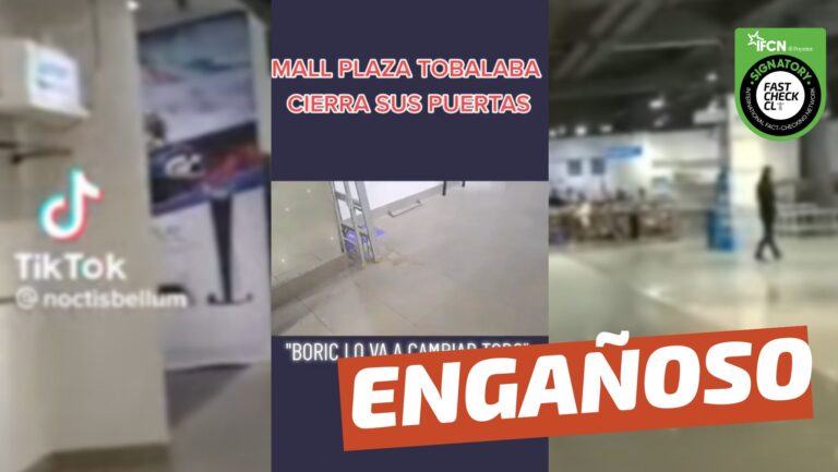 Lee más sobre el artículo (Video) “Mallplaza Tobalaba cierra sus puertas”: #Engañoso