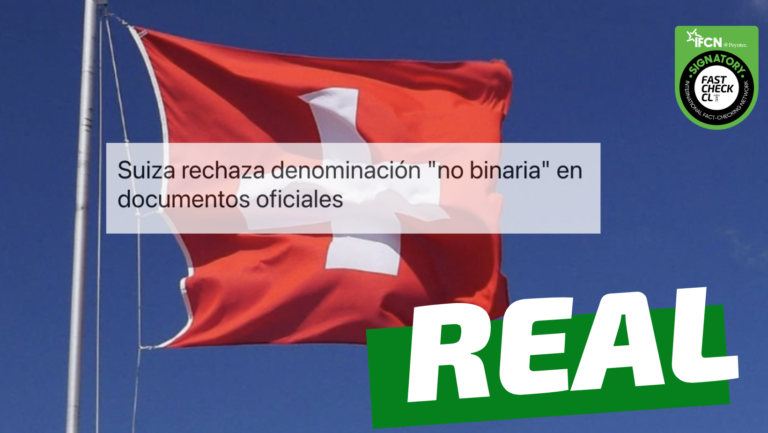 Lee más sobre el artículo “Suiza rechaza incluir denominación no binaria en documentos oficiales”: #Real