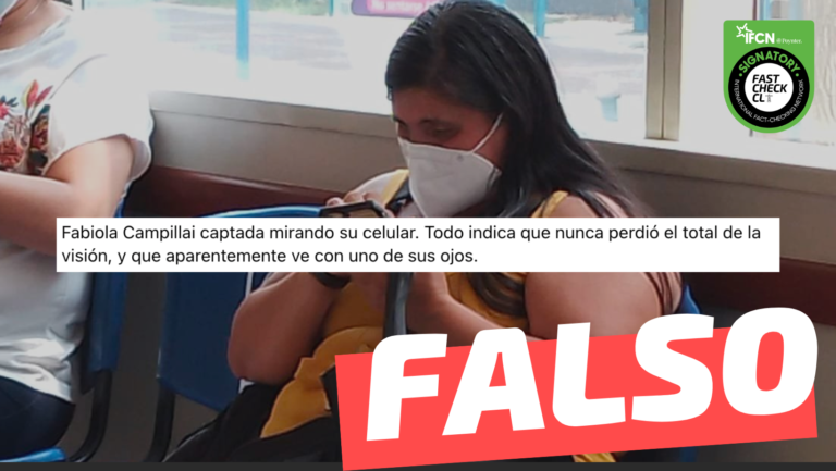 Lee más sobre el artículo (Imagen) “Fabiola Campillai captada mirando su celular”: #Falso