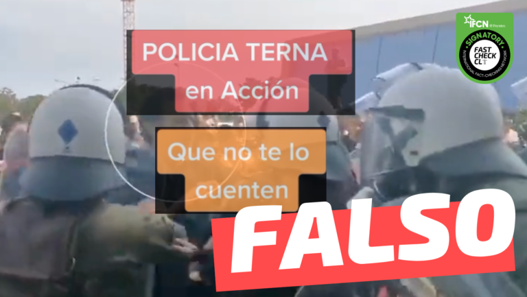 Lee más sobre el artículo Video muestra policías infiltrados en manifestación de Perú: #Falso