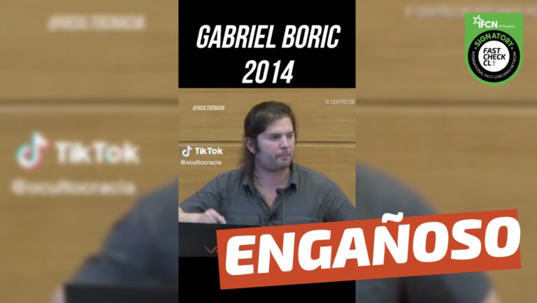Lee más sobre el artículo (Video) “Gabriel Boric 2014: ‘Hay que hacer la revolución con el lumpen porque son los únicos que no tienen nada que perder”: #Engañoso