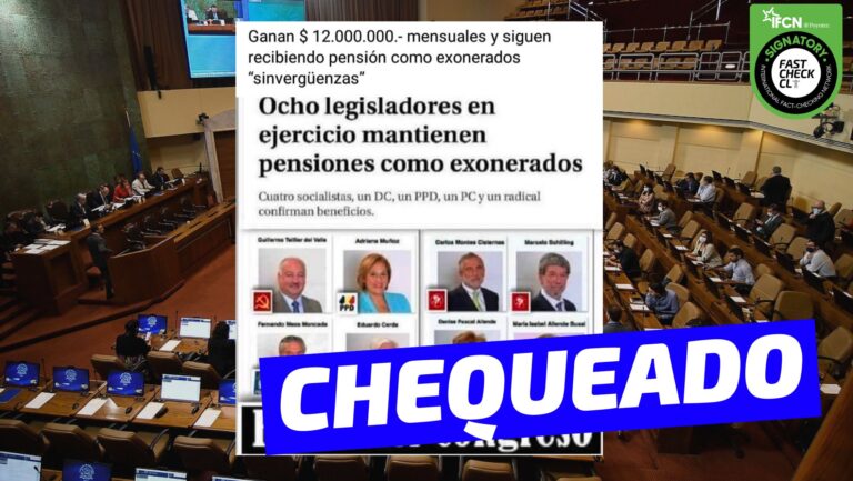 Lee más sobre el artículo Imagen de los ocho legisladores que mantienen pensiones como exonerados políticos: #Chequeado