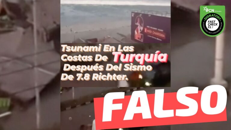 Lee más sobre el artículo (Video) “Tsunami en las costas de Turquía después del sismo de 7.8 Richter”: #Falso