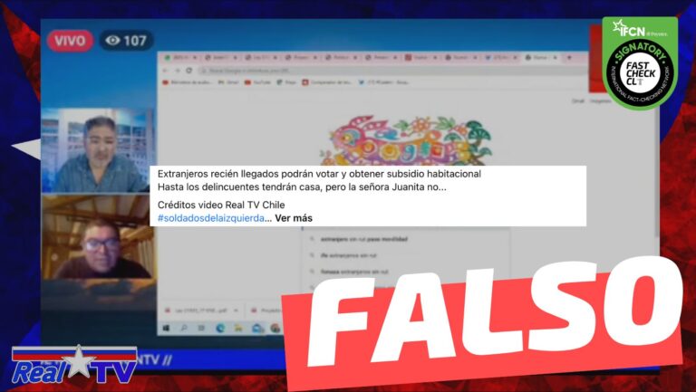 Lee más sobre el artículo “Extranjeros recién llegados podrán votar y obtener subsidio habitacional”: #Falso