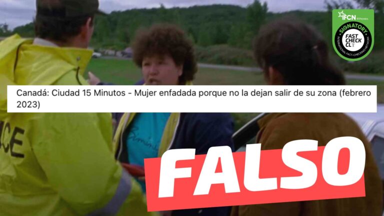 Lee más sobre el artículo (Video) “Mujer Canadá: no la dejan salir de la ciudad de 15 minutos”: #Falso