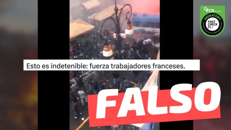 Lee más sobre el artículo (Video) “Esto es indetenible: fuerza trabajadores franceses”: #Falso