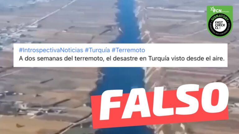 Lee más sobre el artículo (Imagen) “A semanas del terremoto, el desastre en Turquía visto desde el aire”: #Falso