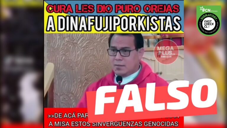 Lee más sobre el artículo Video de cura criticando a Dina Boluarte y otros políticos peruanos: #Falso