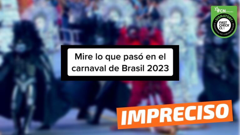 Lee más sobre el artículo (Video) “Mire lo que pasó en el Carnaval de Brasil 2023”: #Impreciso 