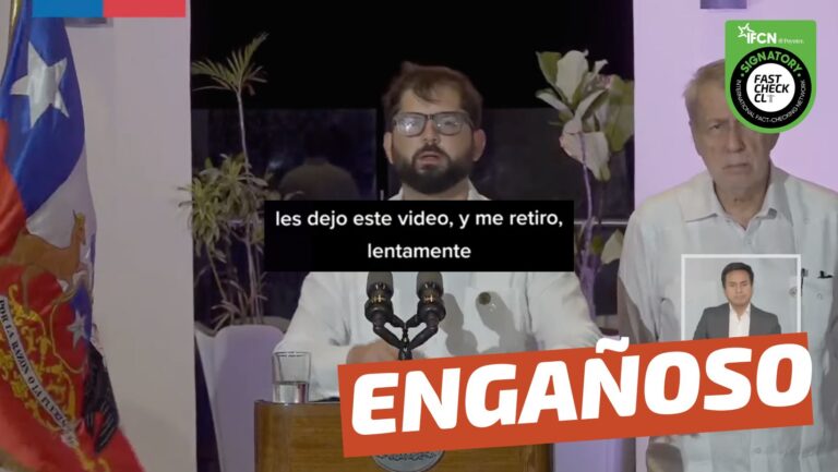 Lee más sobre el artículo (Video) Presidente Boric no responde una pregunta sobre Nicaragua: #Engañoso