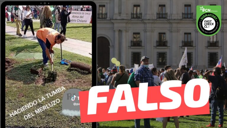 Lee más sobre el artículo (Video) “Haciendo la tumba a Boric frente a La Moneda”: #Falso