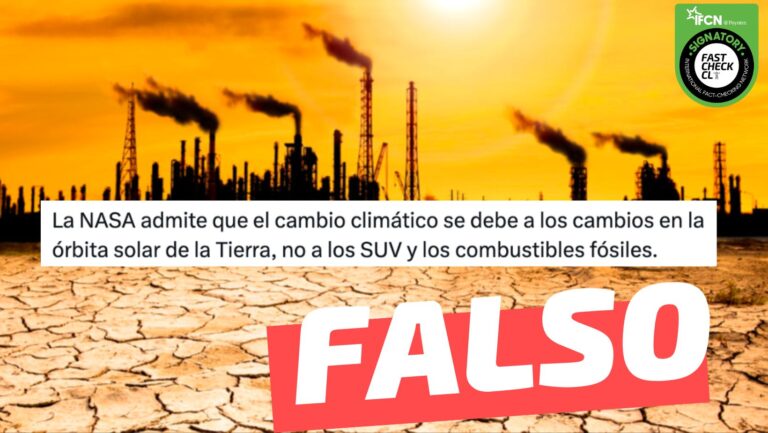Lee más sobre el artículo “La NASA admite que el cambio climático se debe a los cambios en la órbita solar de la Tierra, no a los SUV y los combustibles fósiles”: #Falso