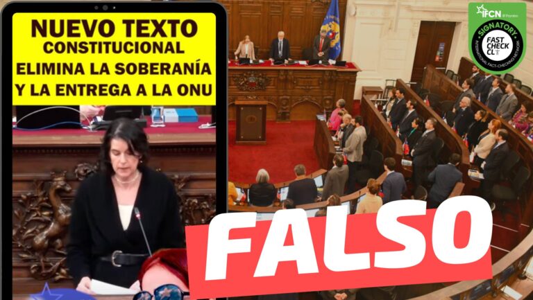 Lee más sobre el artículo (Video) “Nuevo texto constitucional elimina la soberanía y la entrega a la ONU”: #Falso