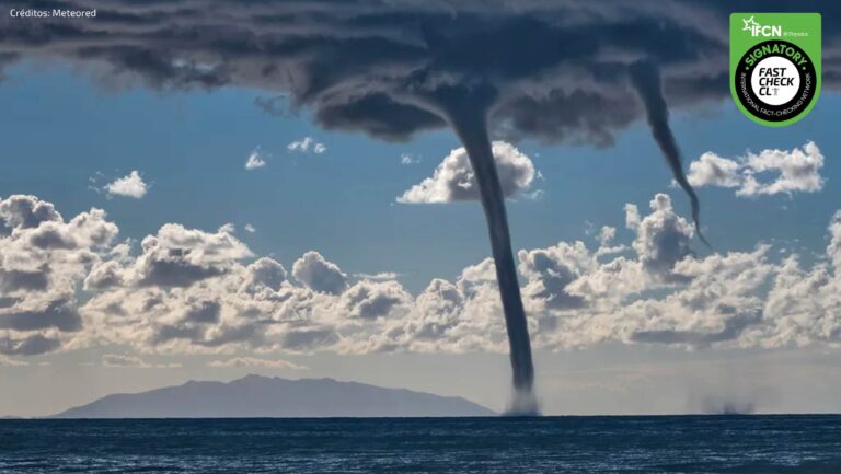 Lee más sobre el artículo ¿Qué son y cómo se forman las trombas marinas? El fenómeno que se registró en el sur de Chile
