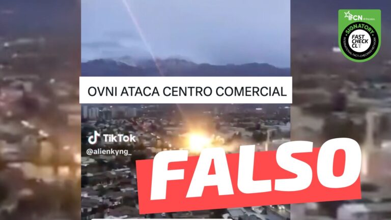Lee más sobre el artículo (Video) “Ovni ataca centro comercial”: #Falso