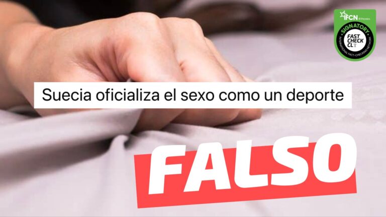 Lee más sobre el artículo “Suecia oficializa el sexo como un deporte”: #Falso