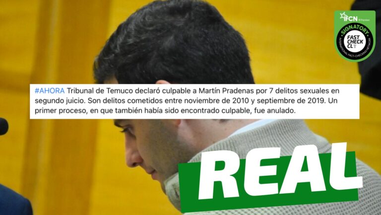 Lee más sobre el artículo “Tribunal de Temuco declaró culpable a Martín Pradenas por 7 delitos sexuales”: #Real