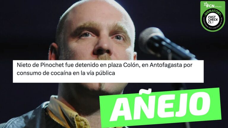 Lee más sobre el artículo “Nieto de Pinochet fue detenido por consumo de cocaína”: #Añejo