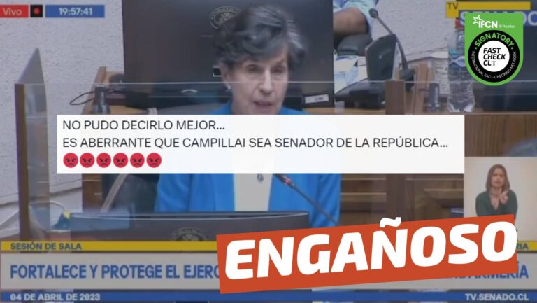 Lee más sobre el artículo (Video) Isabel Allende: “Es aberrante que exista una senadora Campillai”: #Engañoso