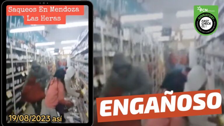 Lee más sobre el artículo (Video) “Saqueos en Mendoza el 19/08/2023”: #Engañoso