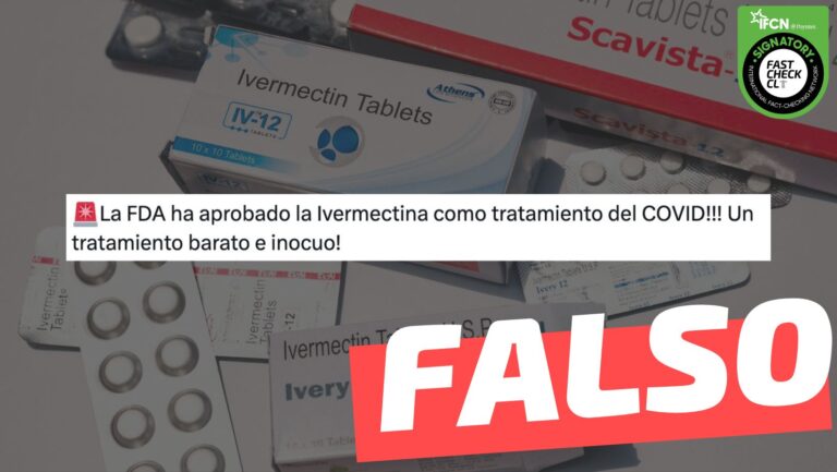 Lee más sobre el artículo “La FDA ha aprobado la ivermectina como tratamiento contra el covid”: #Falso