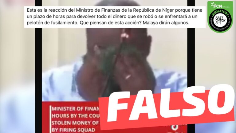 Lee más sobre el artículo (Video) “Esta es la reacción del Ministro de Finanzas de Níger porque tiene un plazo de horas para devolver todo el dinero que se robó”: #Falso