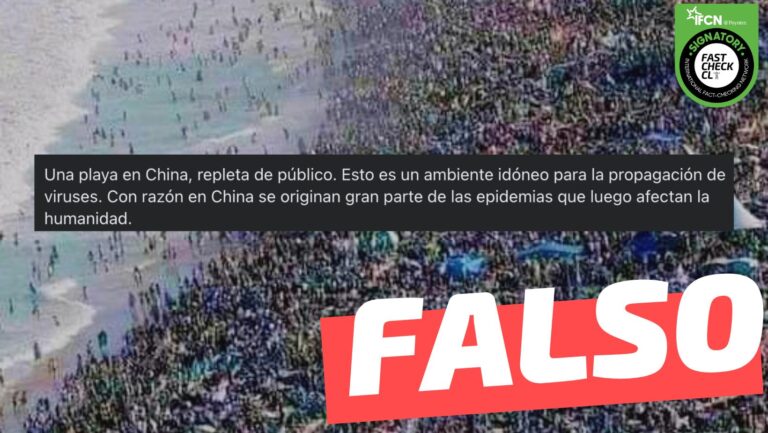 Lee más sobre el artículo (Imagen) “Una playa en China, repleta de público”: #Falso