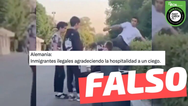 Lee más sobre el artículo (Video) Inmigrantes ilegales golpeando a un ciego en Alemania: #Falso