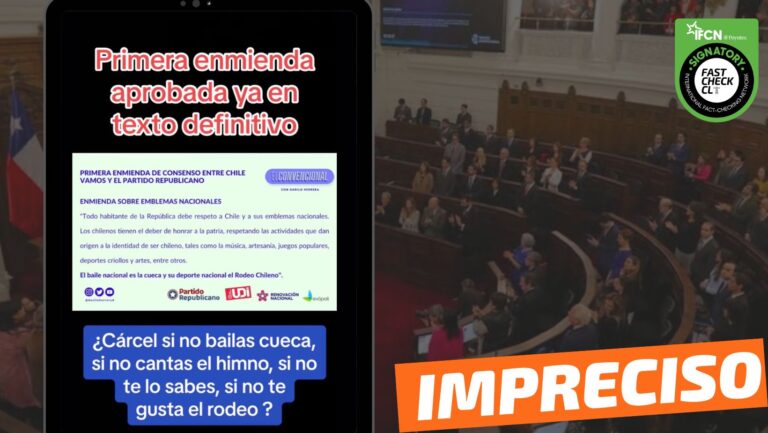 Lee más sobre el artículo El “deporte nacional es el rodeo” es la “primera enmienda aprobada ya en texto definitivo”: #Impreciso