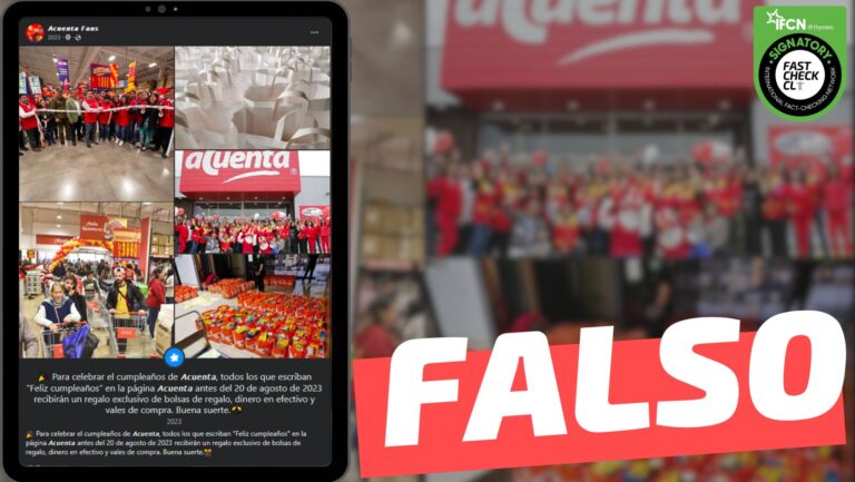 Lee más sobre el artículo (Concurso) “Para celebrar el cumpleaños de Acuenta, todos los que escriban ‘Feliz cumpleaños’ recibirán regalos exclusivos”: #Falso