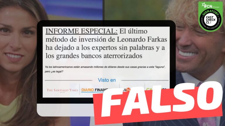 Lee más sobre el artículo “Informe especial: El último método de inversión de Leonardo Farkas ha dejado a los expertos sin palabras”: #Falso