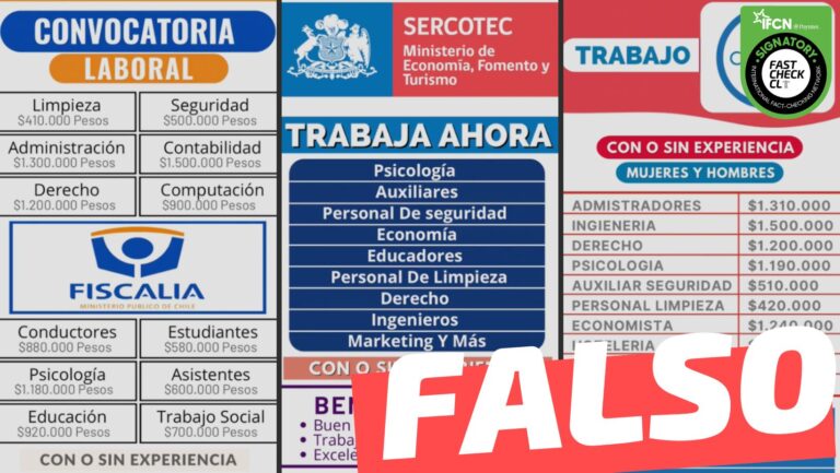 Lee más sobre el artículo (Viral Tik Tok) Ofertas laborales en Fiscalía, Contraloría, Sercotec y Corfo: #Falso