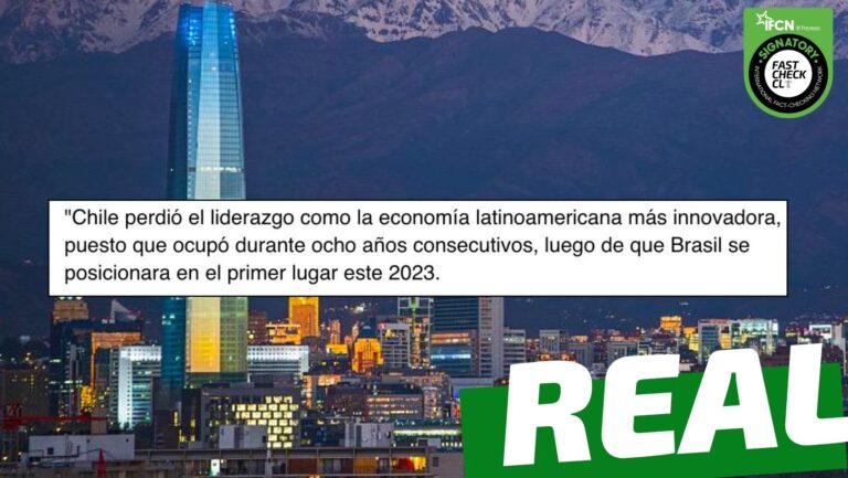 Lee más sobre el artículo “Chile perdió el liderazgo como la economía latinoamericana más innovadora, puesto que ocupó durante ocho años consecutivos”: #Real
