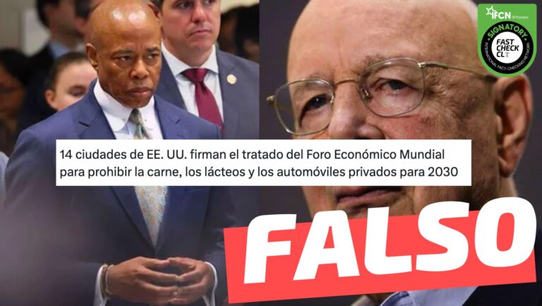 Lee más sobre el artículo “14 ciudades en EE.UU., para cumplir con la agenda del Foro Económico Mundial, prohiben la carne, lácteos y la propiedad de automóviles privados”: #Falso